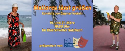 Weiteres Plakat der Produktion Mallorca lässt grüßen