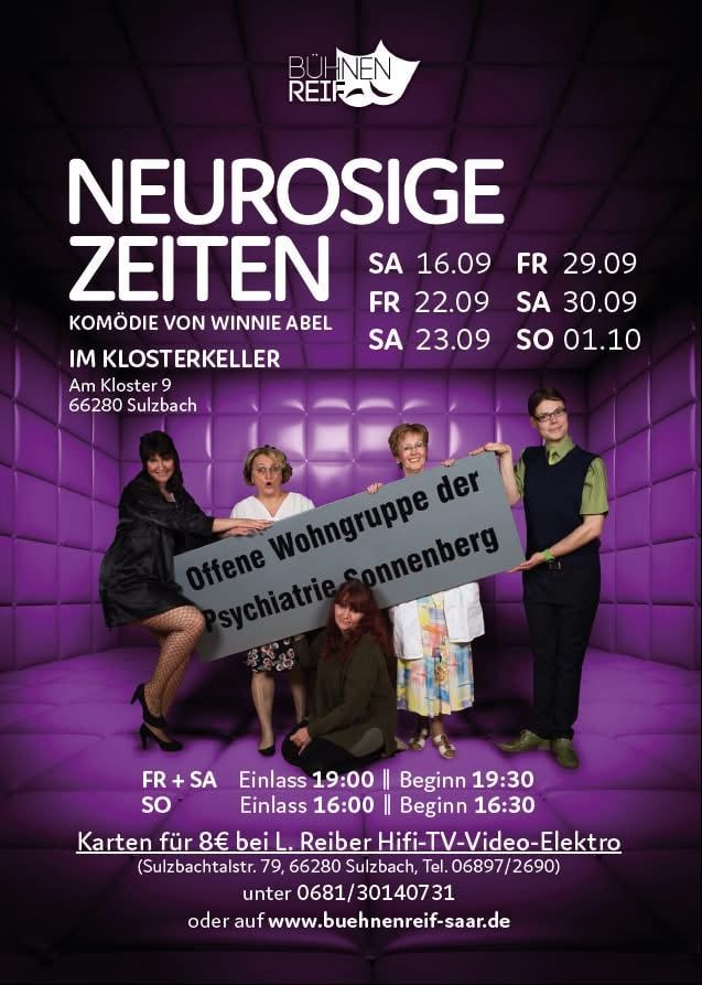 Plakat der Produktion Neurosige Zeiten (2017)