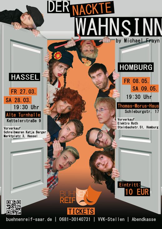 Weiteres Plakat der Produktion Der nackte Wahnsinn
