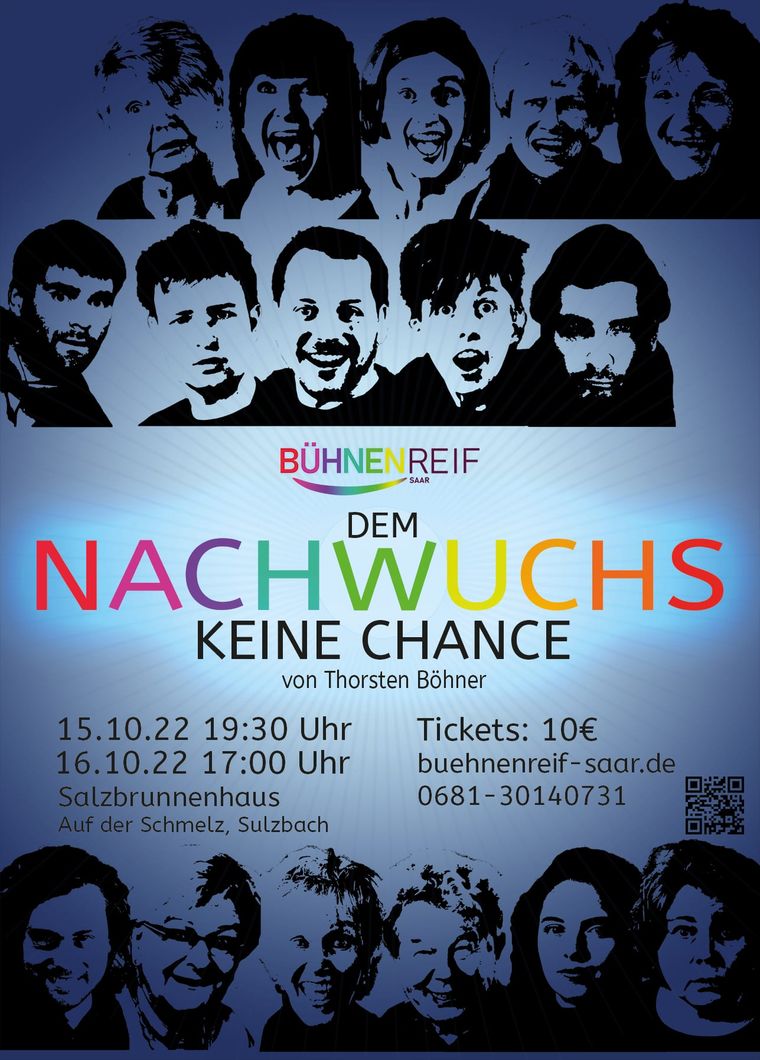 Plakat der Produktion Dem Nachwuchs keine Chance (2022)